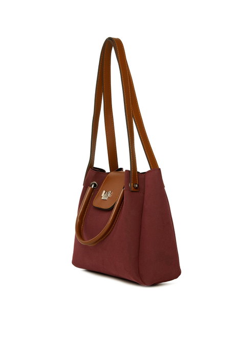 Zoozie Bags Bandolera Maxi Rojo Clarete